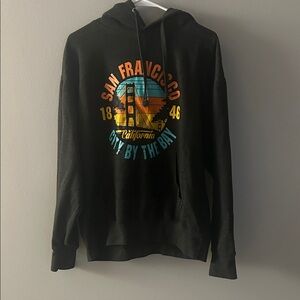 San Francisco Graphic Black Hoodie